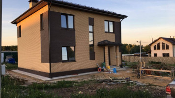 Двухэтажный жилой монолитный дом M-9 на 163,2 кв.м