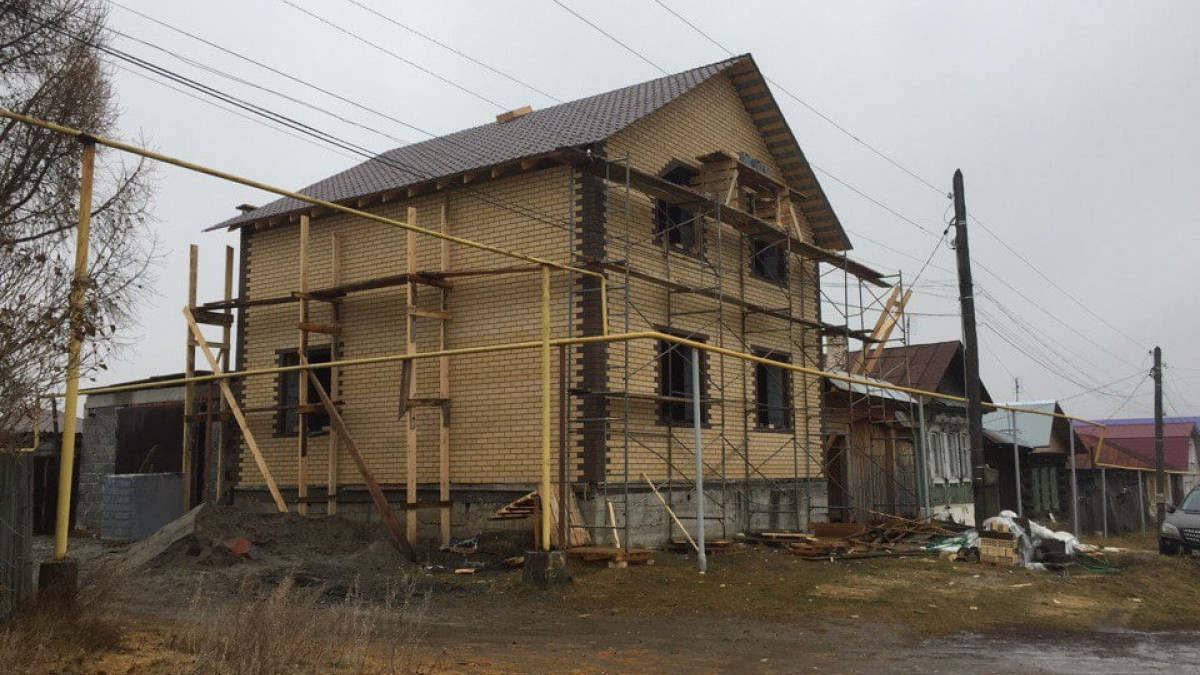 default Мансардный дом из пеноблока на 216 кв.м»